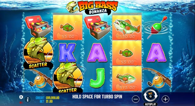 Игровой автомат Big bass bonanza