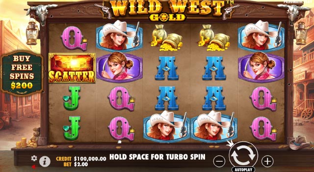 Wild west gold слот